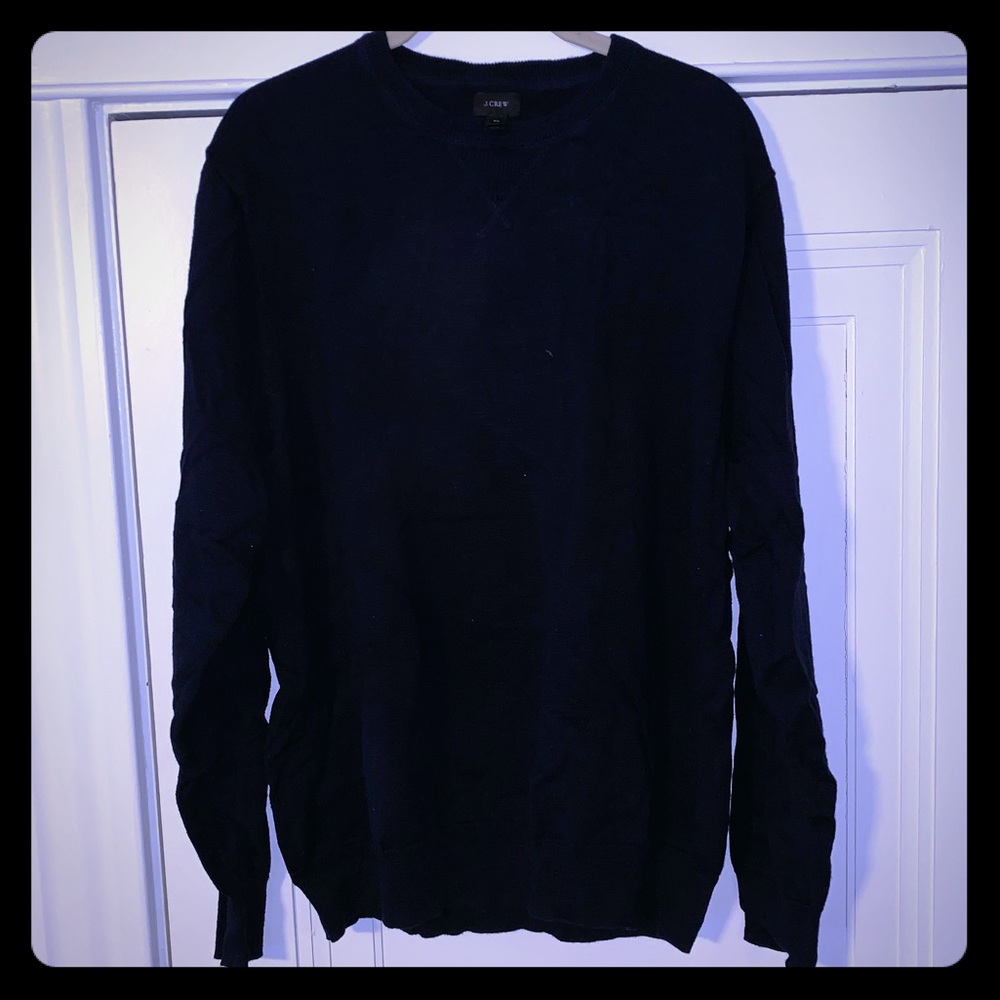 jcrew - Crewneck Sweater - Black - XL - 100% Cotton